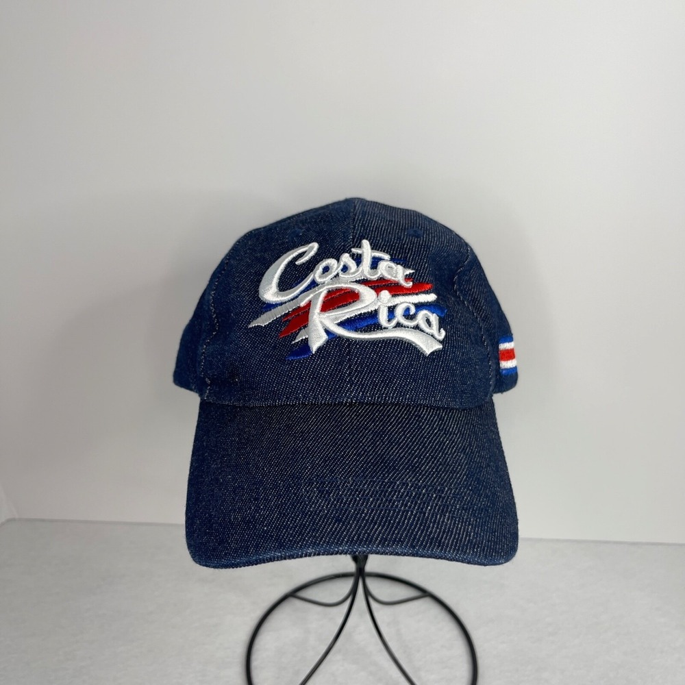Soft Denim‎ Baseball Cap Costa Rica Dad Hats Men Women Strap Back Closure